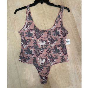 NWT Free People Intimately Floral Bodysuit size Large